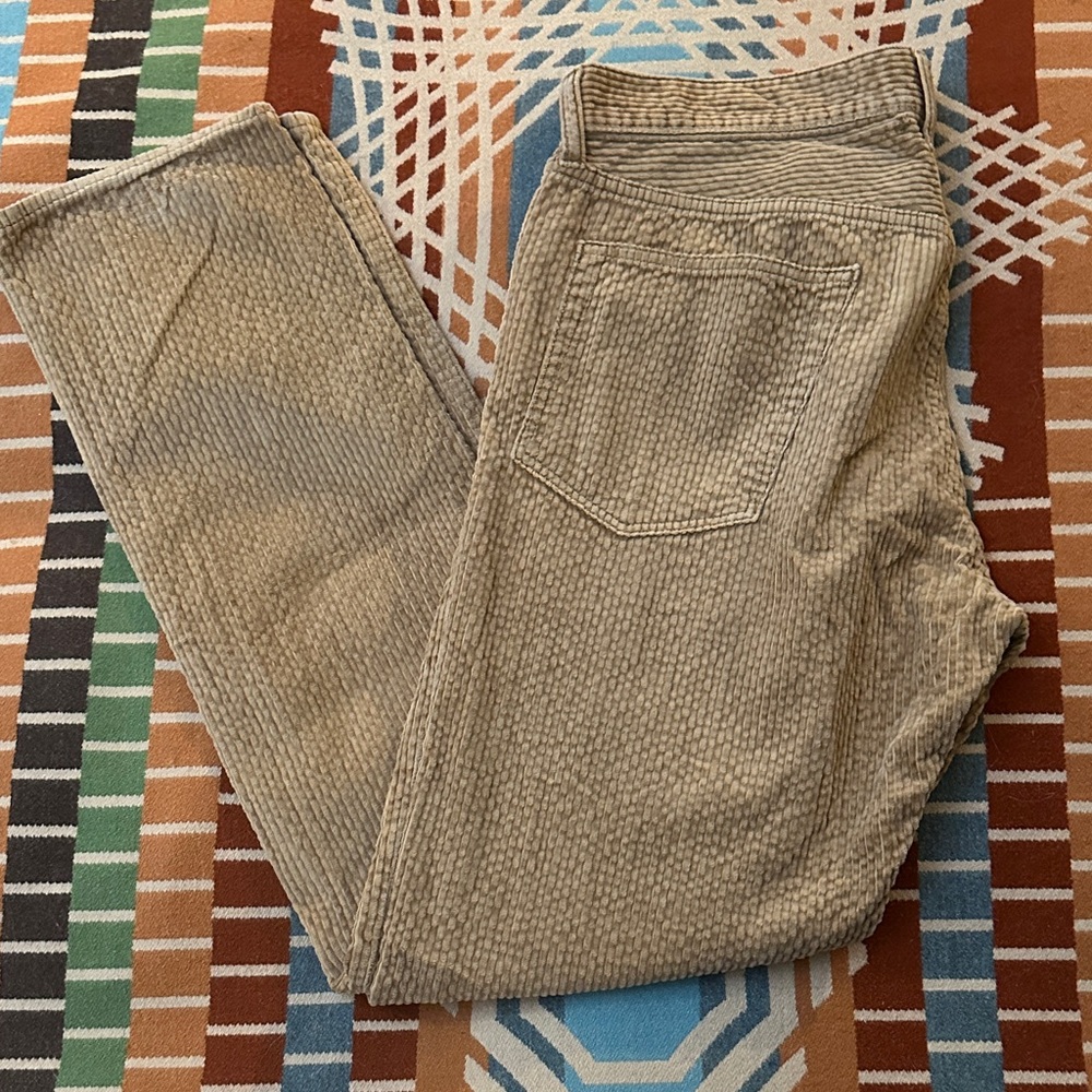Beams+ Tan Corduroy Pants
